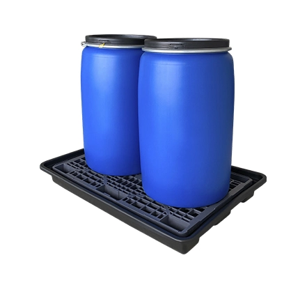 Поддон сточный для 2 бочек 1362х962х160 мм 