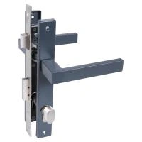 СТАНДАРТ 8520.02.7016 серый антрацит, ключ-вертушка  Замок врезной с/руч  (20)