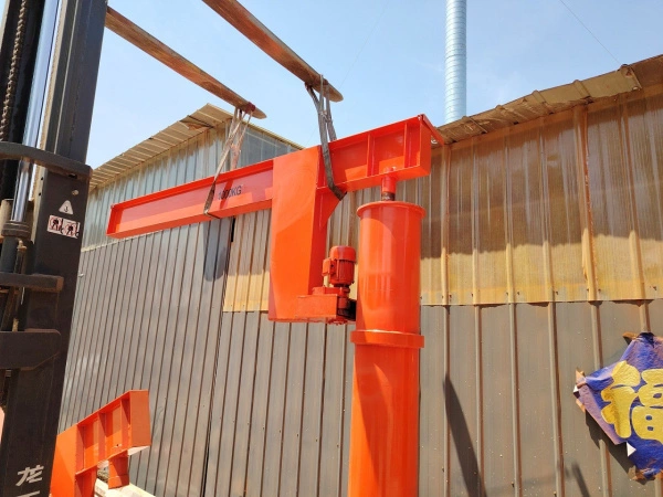 Кран консольный поворотный электрический TOR JIB г/п 1000 кг, высота 3 м, стрела 3 м