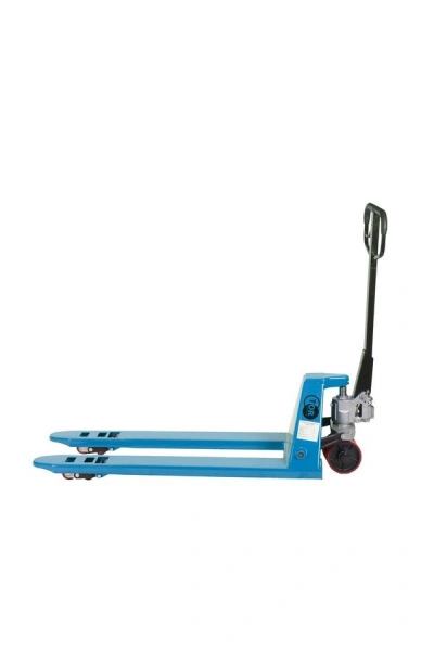 Тележка гидравлическая узковильная 2500 кг 1150х450 мм полиуретановые колеса TOR RHP(BF) PRO