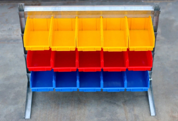 Стеллаж настольный Серый