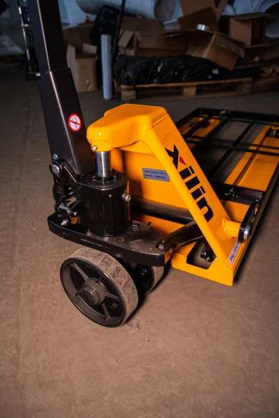 Тележка гидравлическая с решеткой 2500 кг 1150 мм полиуретановые колеса XILIN BFR