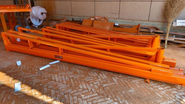 Кран консольный поворотный ручной TOR PSJ45050 500 кг, высота 4 м, стрела 5 м