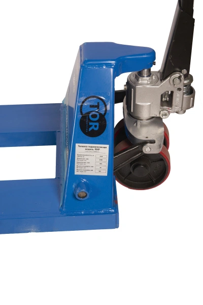 Тележка гидравлическая 1500 кг 2400 мм полиуретановые колеса TOR RHP