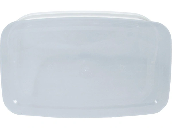 Ведро п/п 3,3л. прямоугольное, с прозрачной крышкой, код: 33223