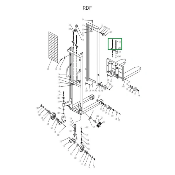 Цепь гидроузла  для RDF1016