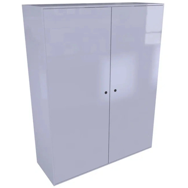 Шкаф для хранения бронежилетов с полкой 1800x1400x500 мм Светло-серый