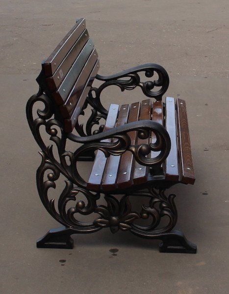 Скамейка чугунная «Жасмин» 1,8 м